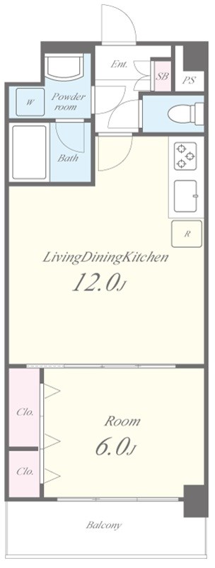 アビティ南大井Ⅱ 間取り図