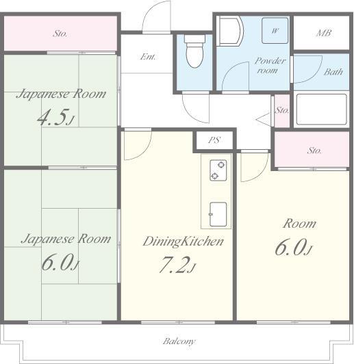 メゾン・エクセレント 間取り図