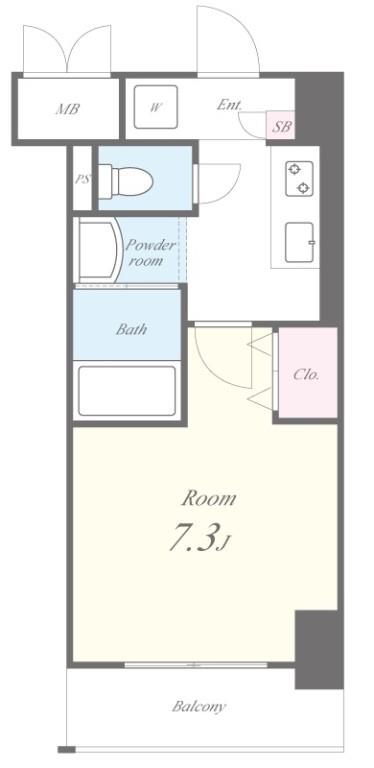 WAVE西新井 間取り図