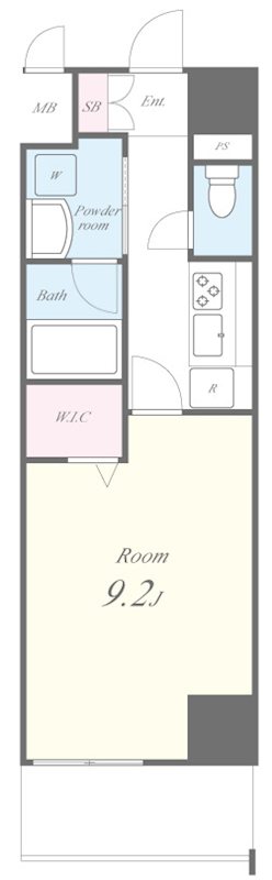 ラピスポンス新横浜 間取り図