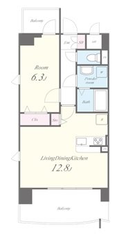 プリマべーラ大崎 間取り図