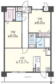 ゲートレジデンス鶴見緑地 間取り図