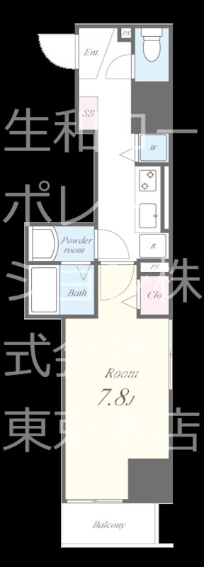ヴェルドミール 間取り図