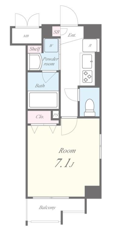 アスティ大森 間取り図