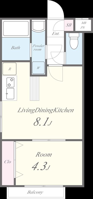 FLレジデンス菁英公館 間取り図