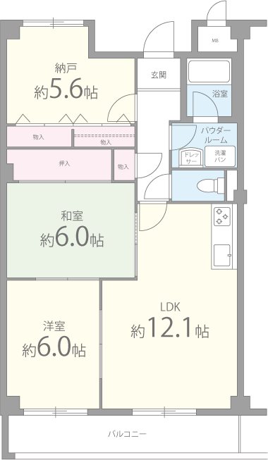 コンコードトキワ 間取り図