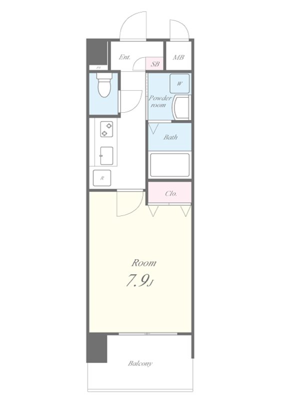 エリヴィエール 間取り図