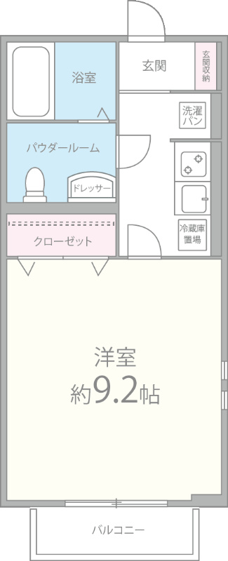 シェ・ソワ・シラユキ 間取り図