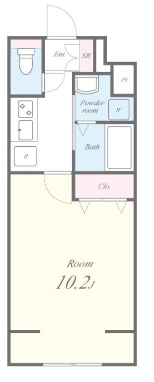 カトル･ナフ新美 間取り図