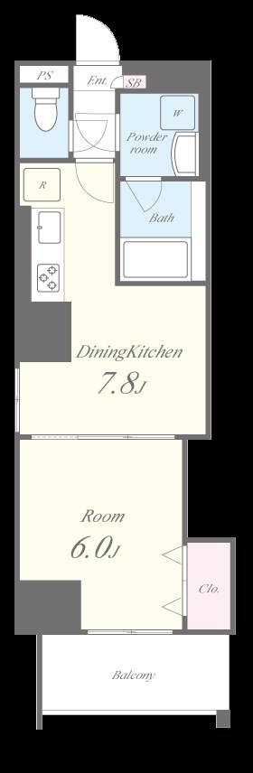 サン･マルベリー扇町 間取り図