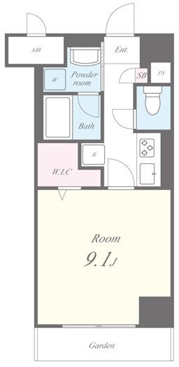 アルシェ新宿 間取り図