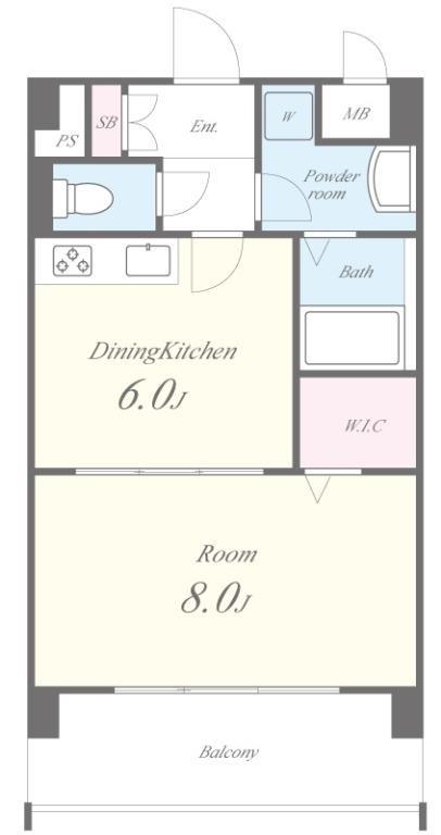 サン セジュール 間取り図