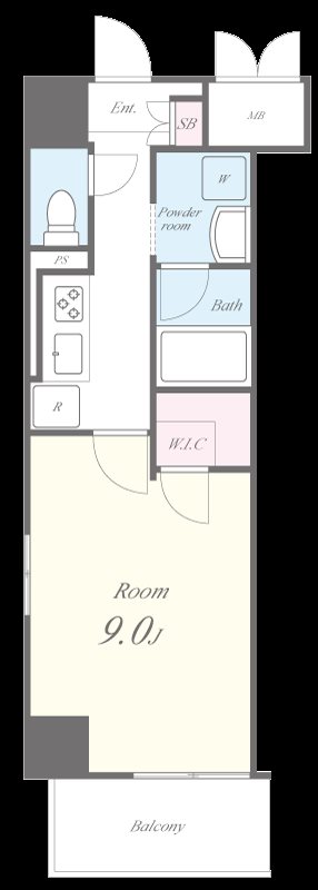 サランコート 間取り図