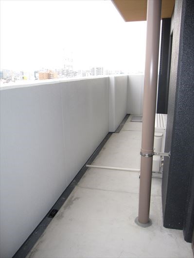 グランシャトー新在家 ベランダ