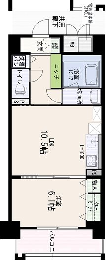 パレーブランシェ 間取り図