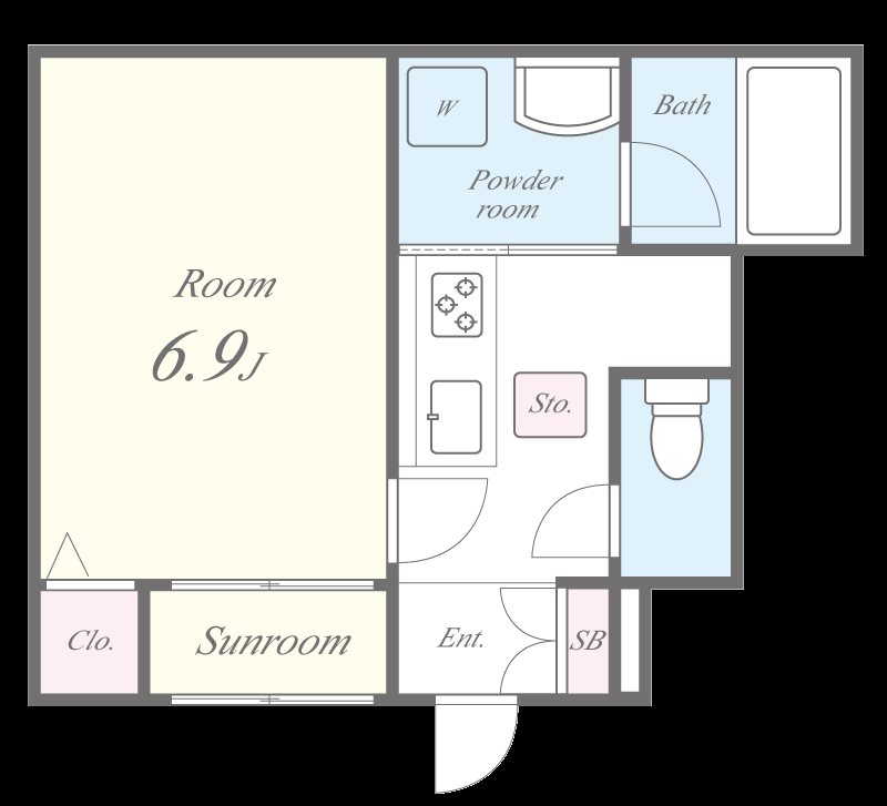 E garden(イーガーデン) 間取り図