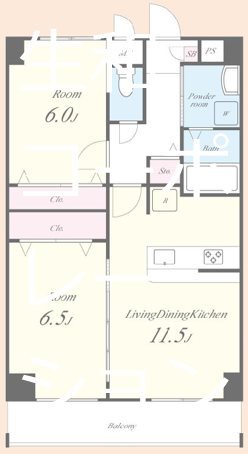 クリスタルコート 間取り図