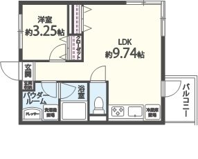 ツルマキロジ 間取り図