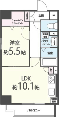 メゾンドソレイユ・シノハラ 間取り図
