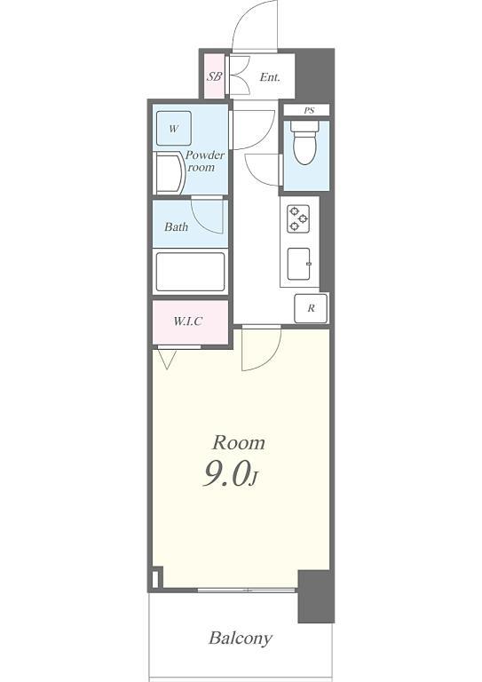 キャナルテラス品川 間取り図