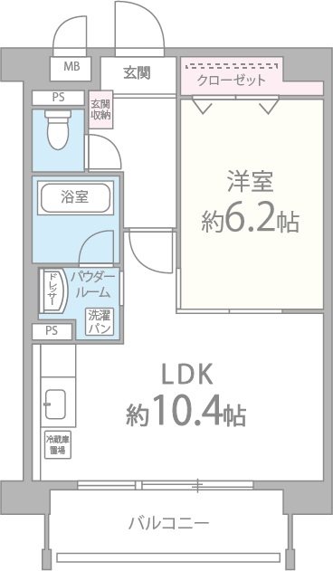 サクシード胤 間取り図