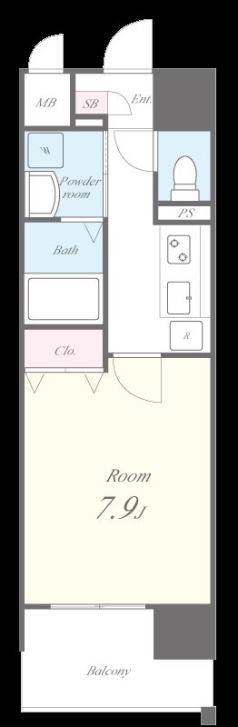 エリヴィエール 間取り図