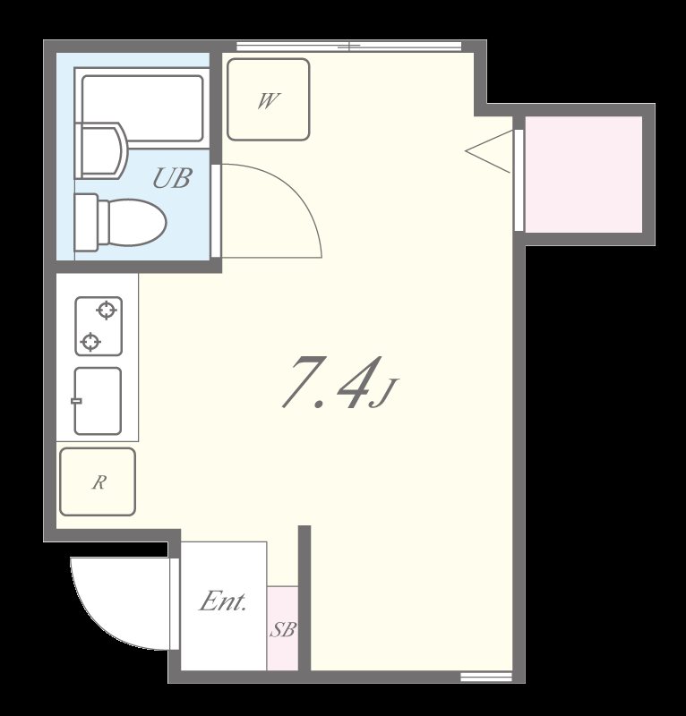 FLレジデンス早稲学府Ⅰ 間取り図