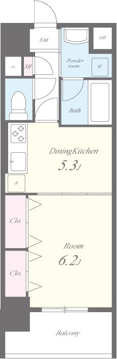 MIZUHO FLATS(瑞穂フラッツ) 間取り図