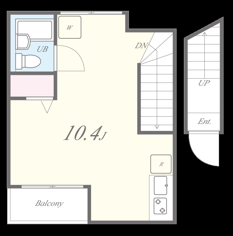 FLレジデンス早稲学府Ⅰ 間取り図