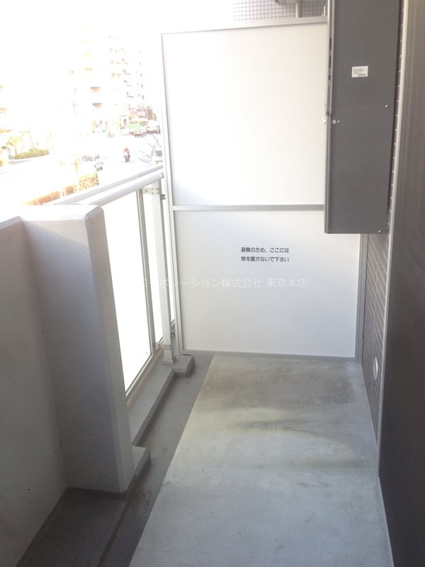 グランイースト田原町 ベランダ