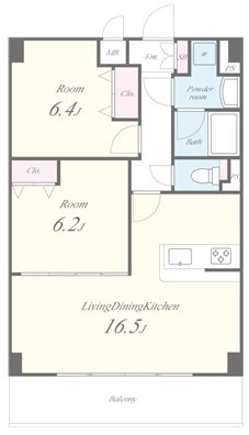 ヴィラエクセル 間取り図