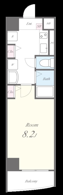 リュクス高輪台 間取り図