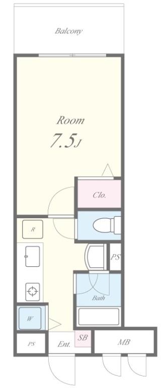 ラフィネ錦が丘 間取り図