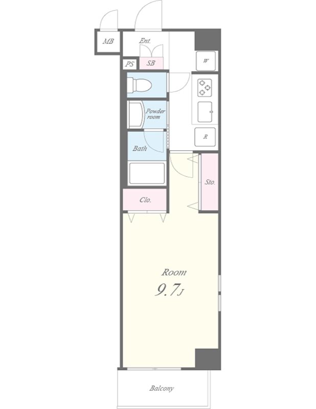ユービ12 間取り図