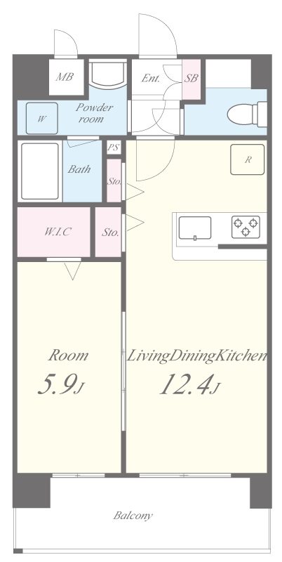 ラ　グランディール 間取り図