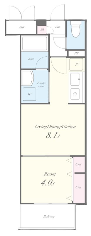 アリビオ東寺 間取り図
