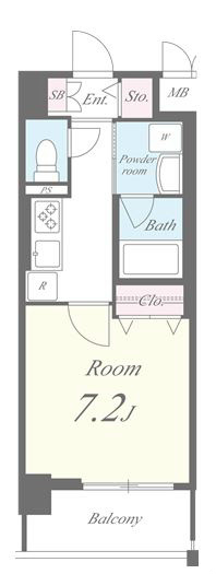 レグルス立川 間取り図