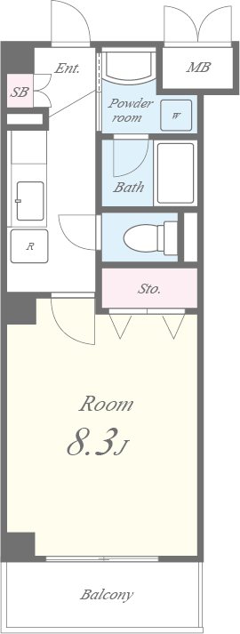 エクセレントフィールド 間取り図