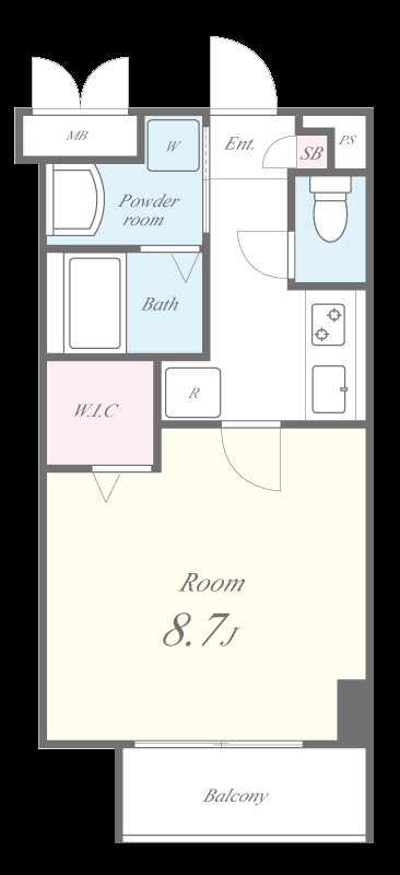 ライズラック 間取り図
