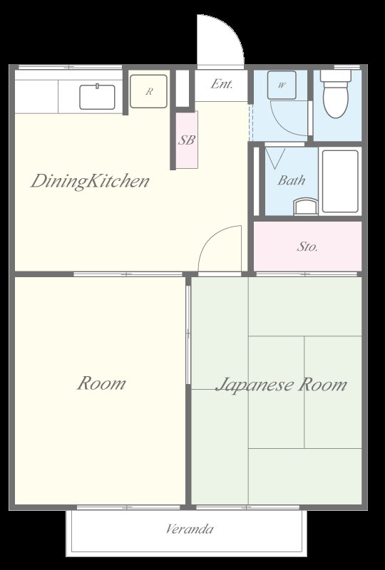 サンモールイノウエ2 間取り図