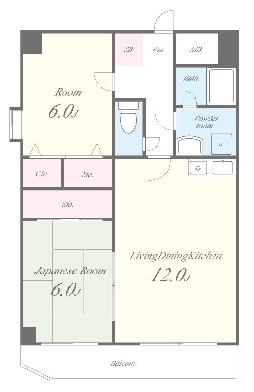 シャルマンシェソワ 間取り図