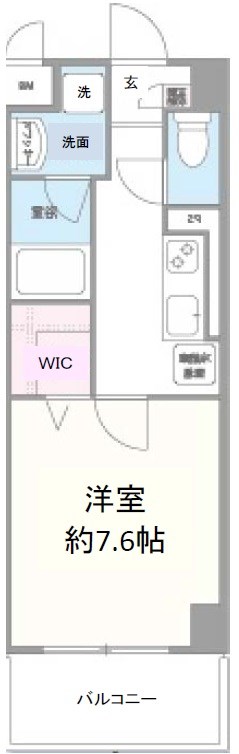 ラ ギザロ 406号室 間取り
