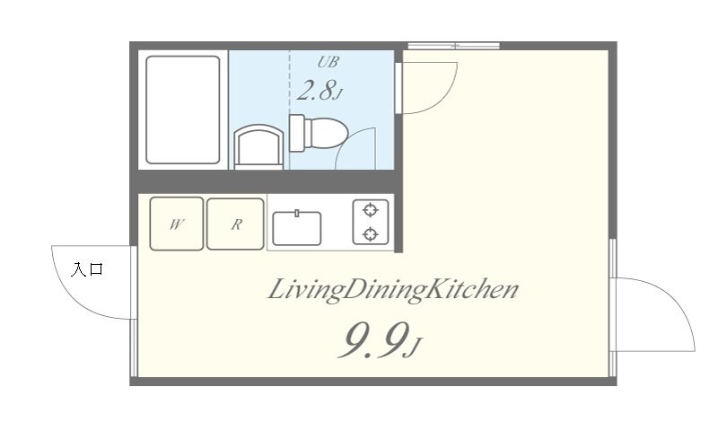 Ookayama Apartment 間取り図