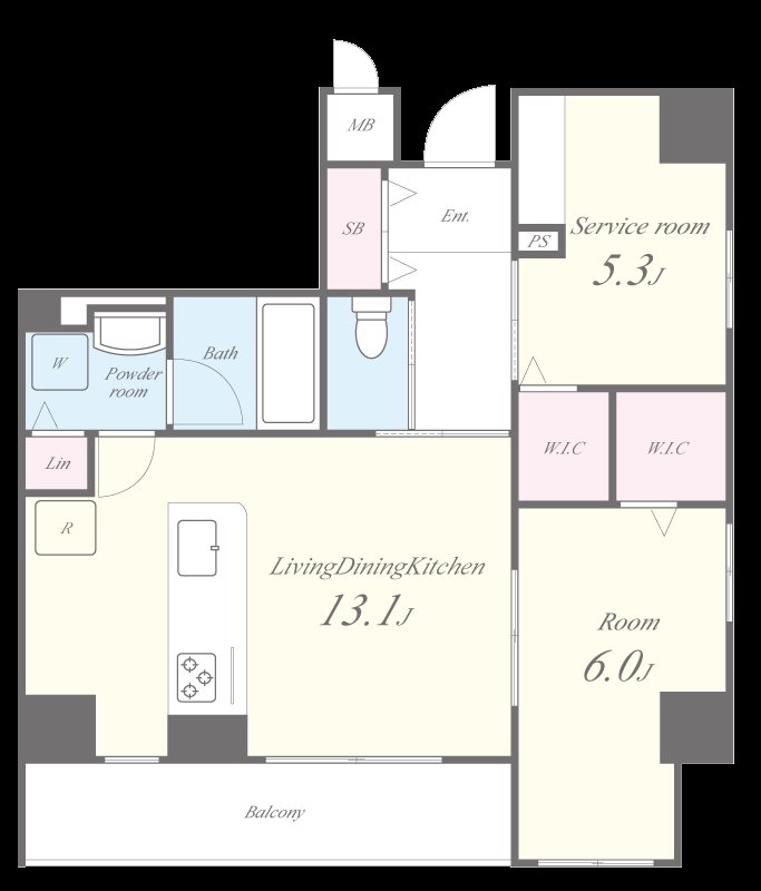 PASSAGE DOUILLE（パサージュ　ドゥイエ） 間取り図