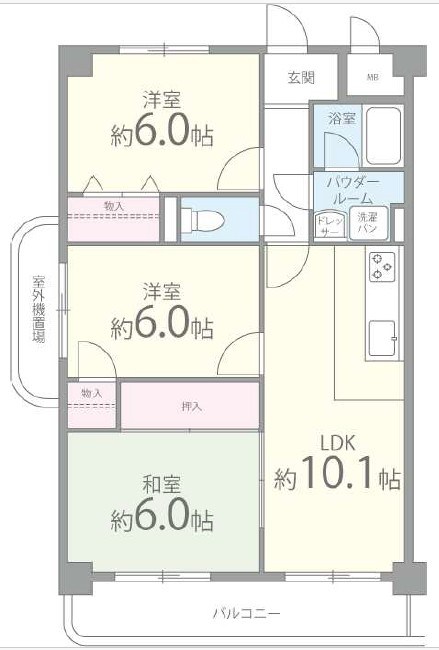 オーガストプラザ 間取り図