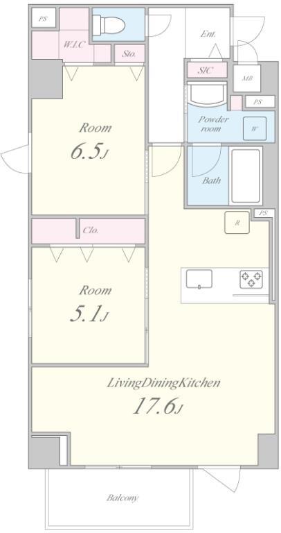 テアトル高尾 間取り図