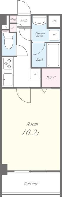La gracieuse（ラ グラシューズ） 間取り図