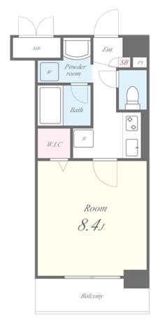 プライムコート不動前 間取り図