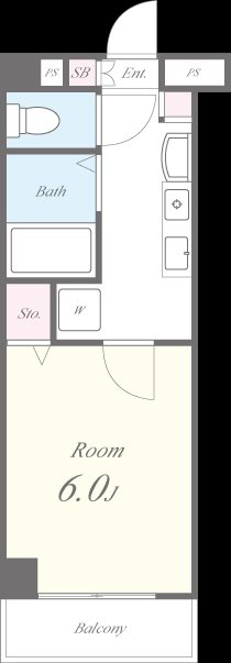グランパシフィック十三 間取り図