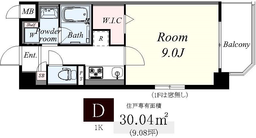 レジデンス南桜塚 間取り図